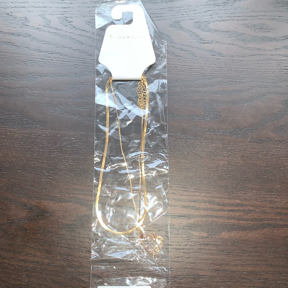 Brand new, never worn, 2 gold necklaces